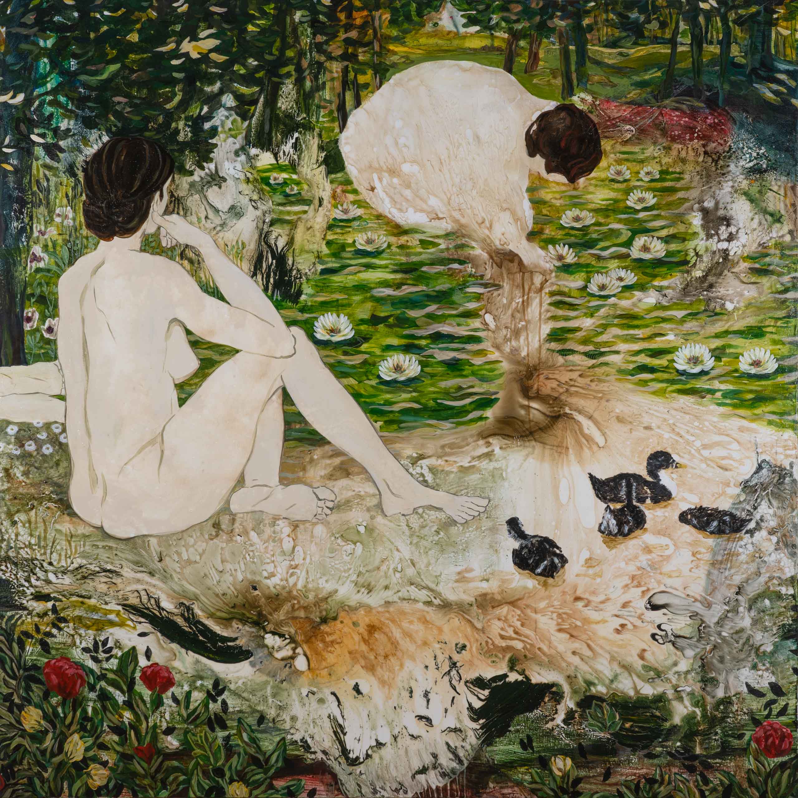 They dreamed about it so much, part 3, 180 x 180 cm,  private collection