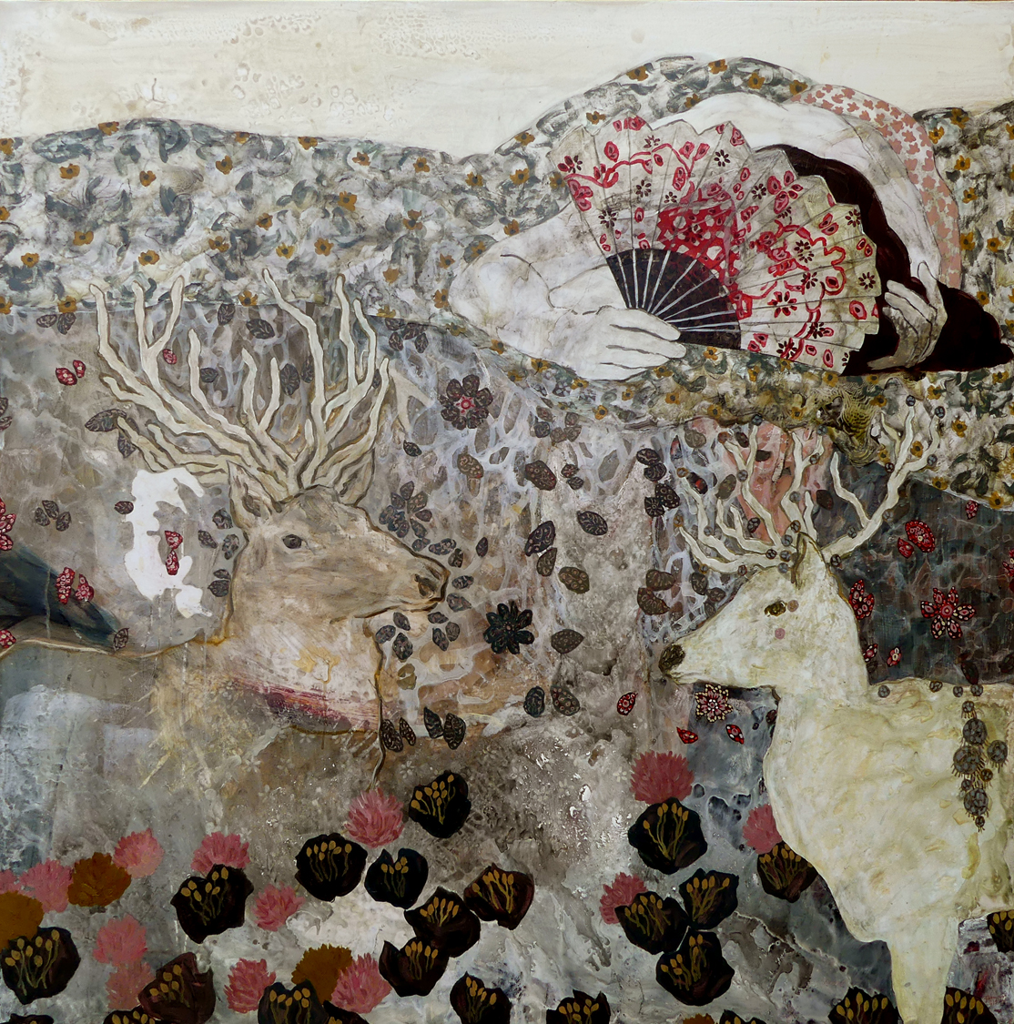 Jahava-hnique-mixte-sur-toile-150-x-150-cm-2019